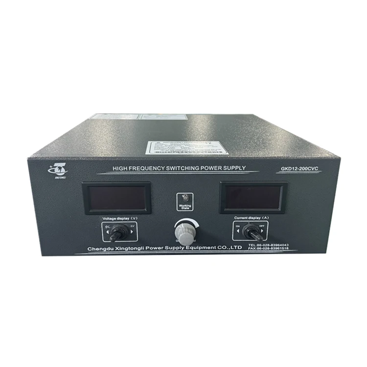 Compact Size High Frequency DC Power Supply 12V 200A IGBT Rectifier for Electroplating Process