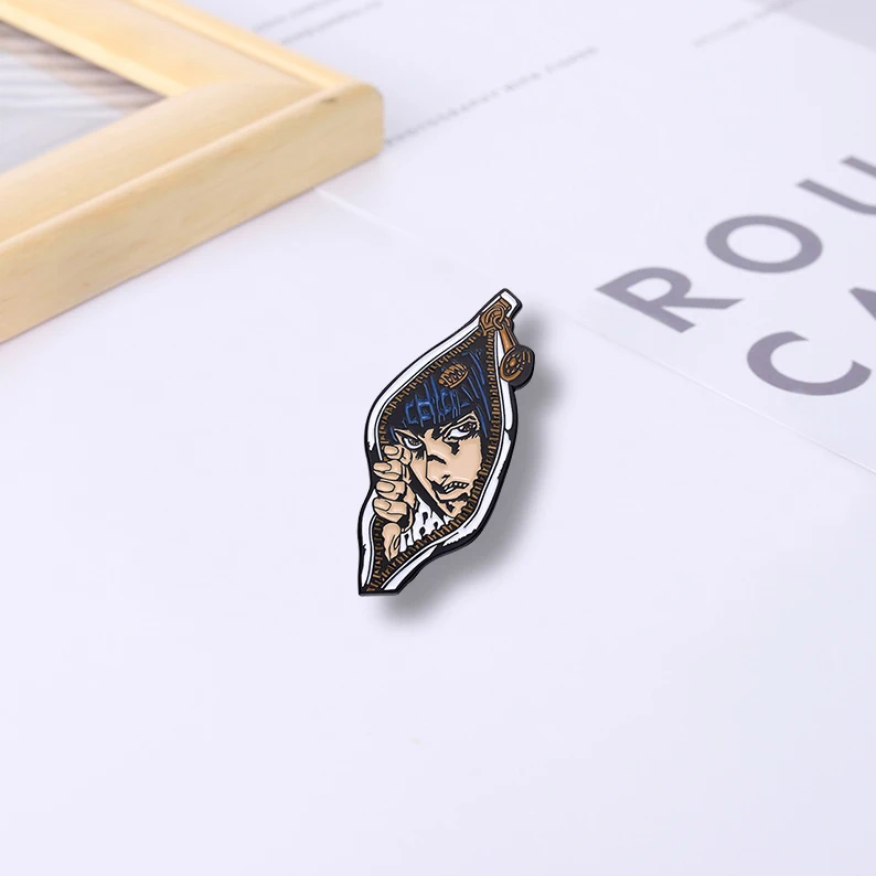 Anime Character Enamel Pins, Custom JOJO Brooches, Lapel Badges, Classic Cartoon Jewelry, Gift for Fans