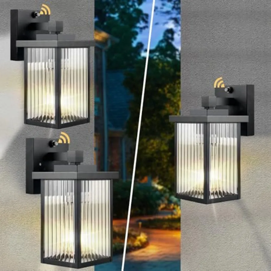 

3 Pack Dusk to Dawn Porch Lights Outdoor