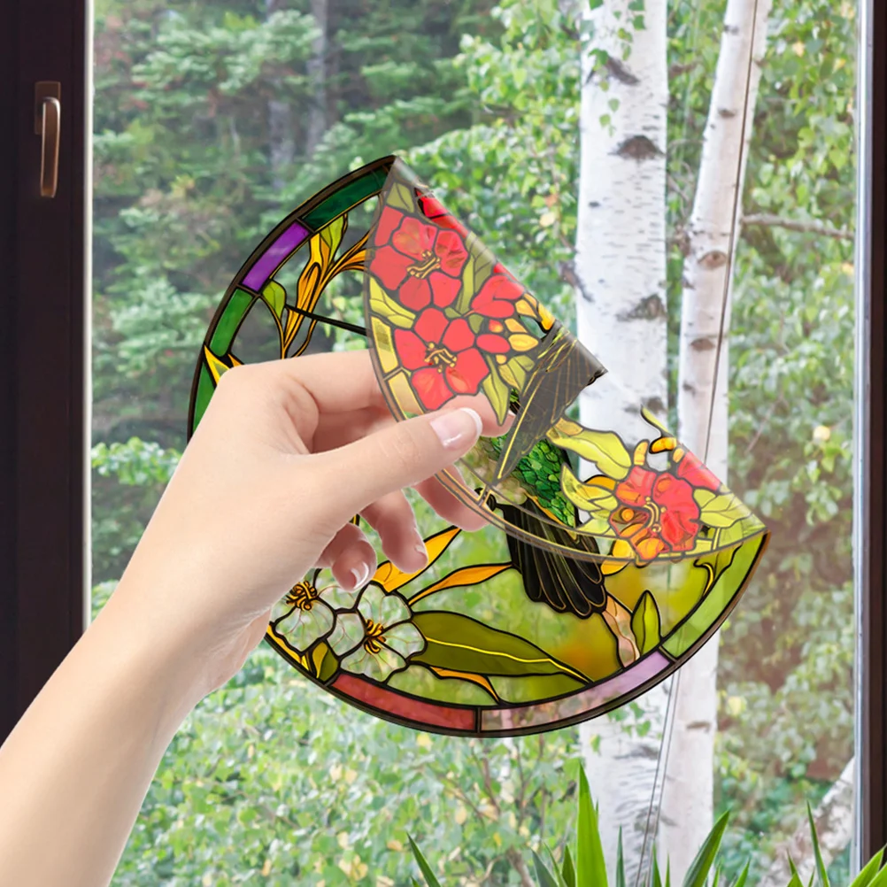 Anti Collision Window Clings for Birds Hummingbird Anti-bird Decoration Films Alert Decal Pvc Birdemic