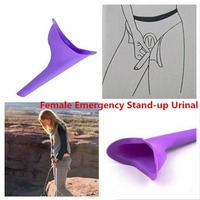 Portable Silicone Women Urinal Outdoor Female Urinal  Funnel Stand Up Pee Urination Device Travel Camping travel toilet