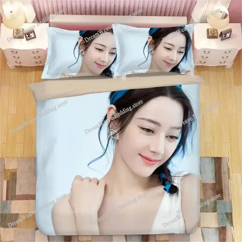 

Di Li Re Ba HD Poster Pillowcase+ Duvet Cover Single Dormitory Student Knit Reba Lifestyle Photos Double Bedding Set Luxury Gift