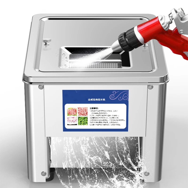 قطاعة اللحوم الكهربائية، مفرمة اللحم المنزلية التجارية، قطاعة السمك الأوتوماتيكية، شرائح تمزيق 150 كجم/ساعة