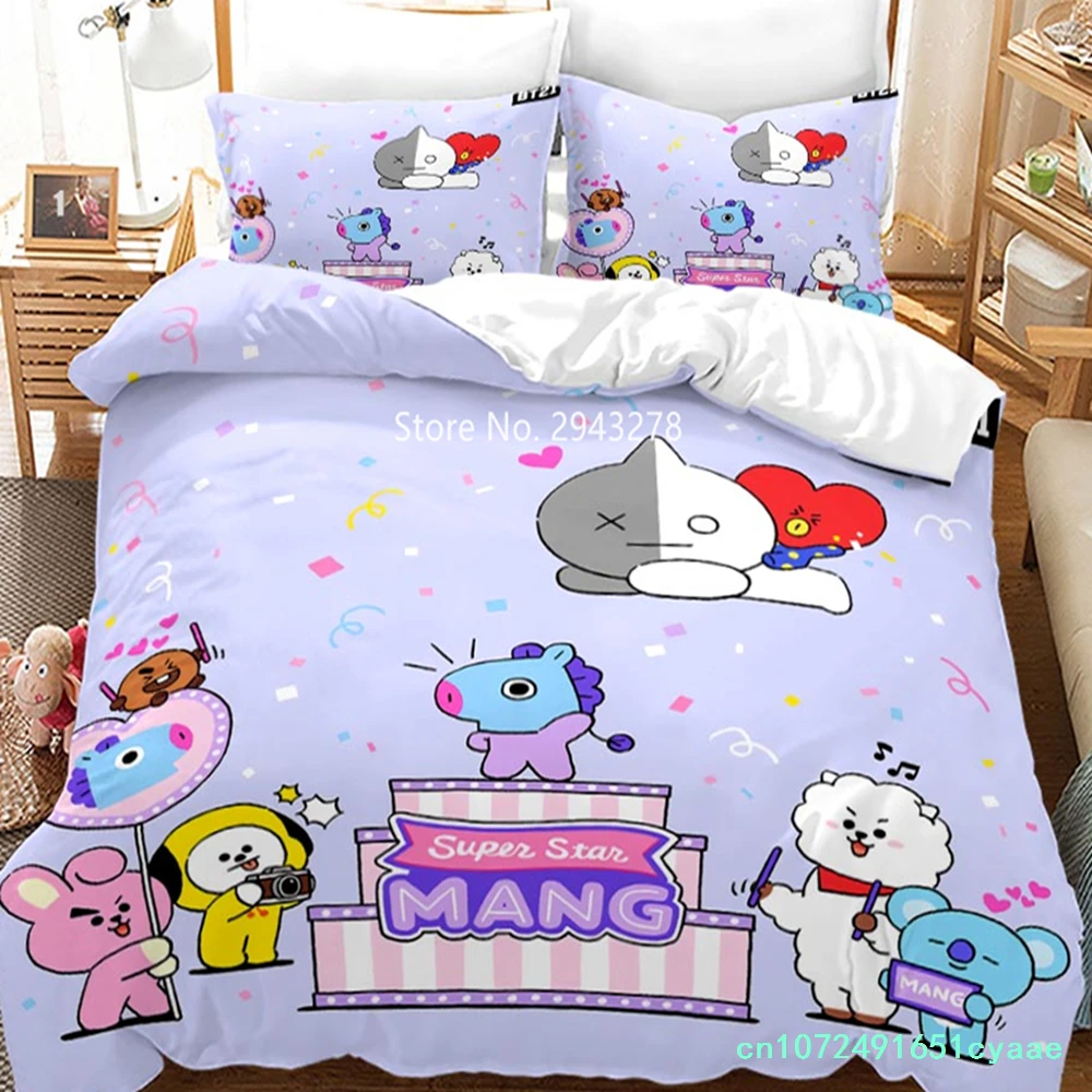 Lovely Cartoon Series Design Comfortable Duvet Quilt Cover Pillowcase Bedding Set Boys Bedroom Decoration Home Textile