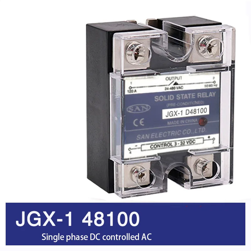 JGX-1 relay solid-state DC fase tunggal SSR-40DA120A25A60A100A80ACDG1 D4840