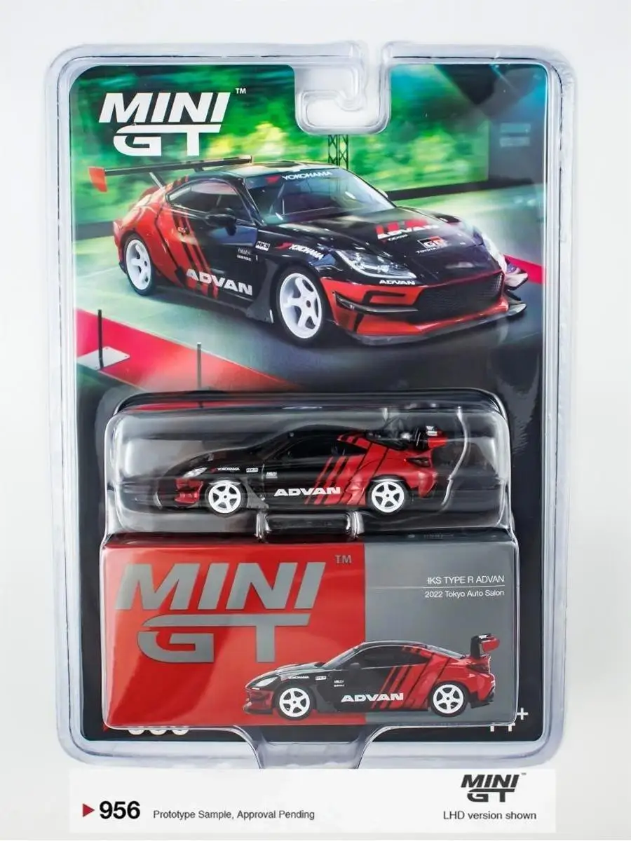 TSM MINIGT 1:64 #956 BL GR86 HKS TYPE R ADVAN 2022 Tokyo Auto Salon Blister Packaging Die-cast Alloy Car Model Collection Gift