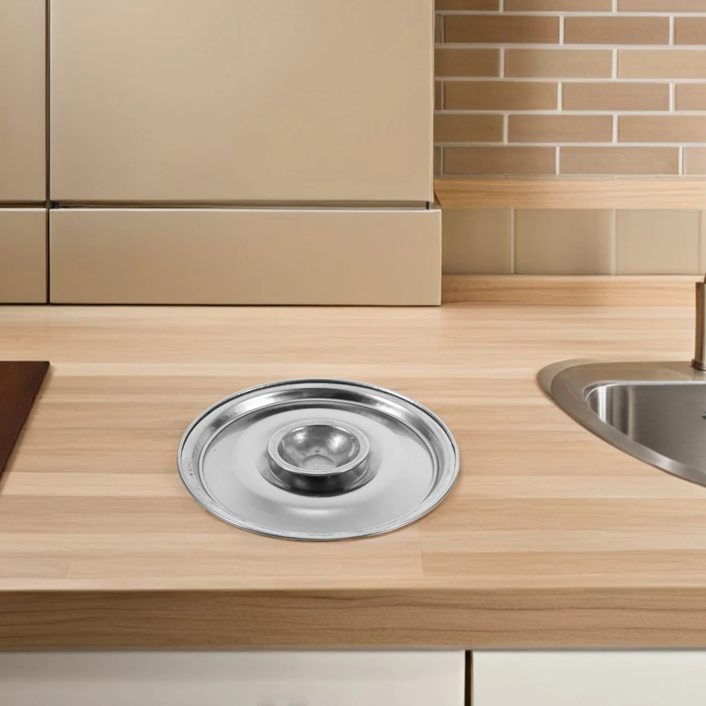 

Stainless Steel Bowl Lid Cooking Cookware Lids Pan with Knob Cover Food Warmer Replacement Mini Pot