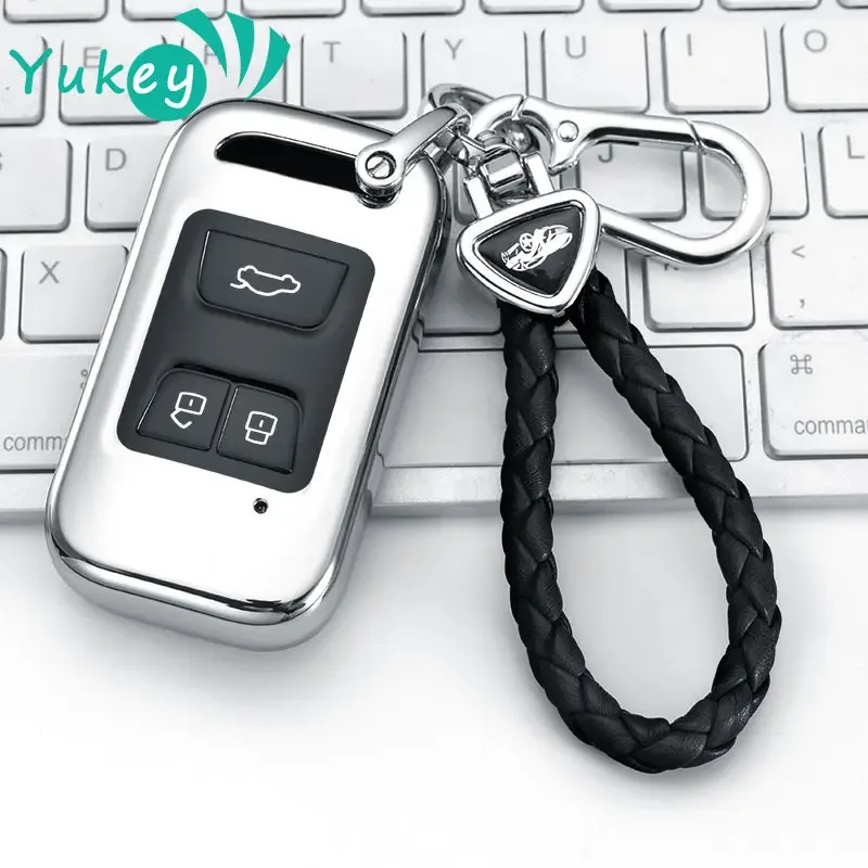 3 Buttons TPU Key Case Shell Protection Keyless for Chery Tiggo 4 3 Tiggo 8 7 Arrizo 5 2020 2021 2022 Cover Key Chains Fob