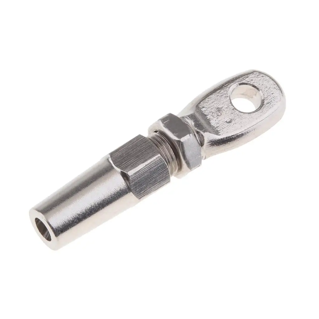 

Безвоздушная клемма из нержавеющей стали 316 морского класса для троса диаметром 2,5 мм