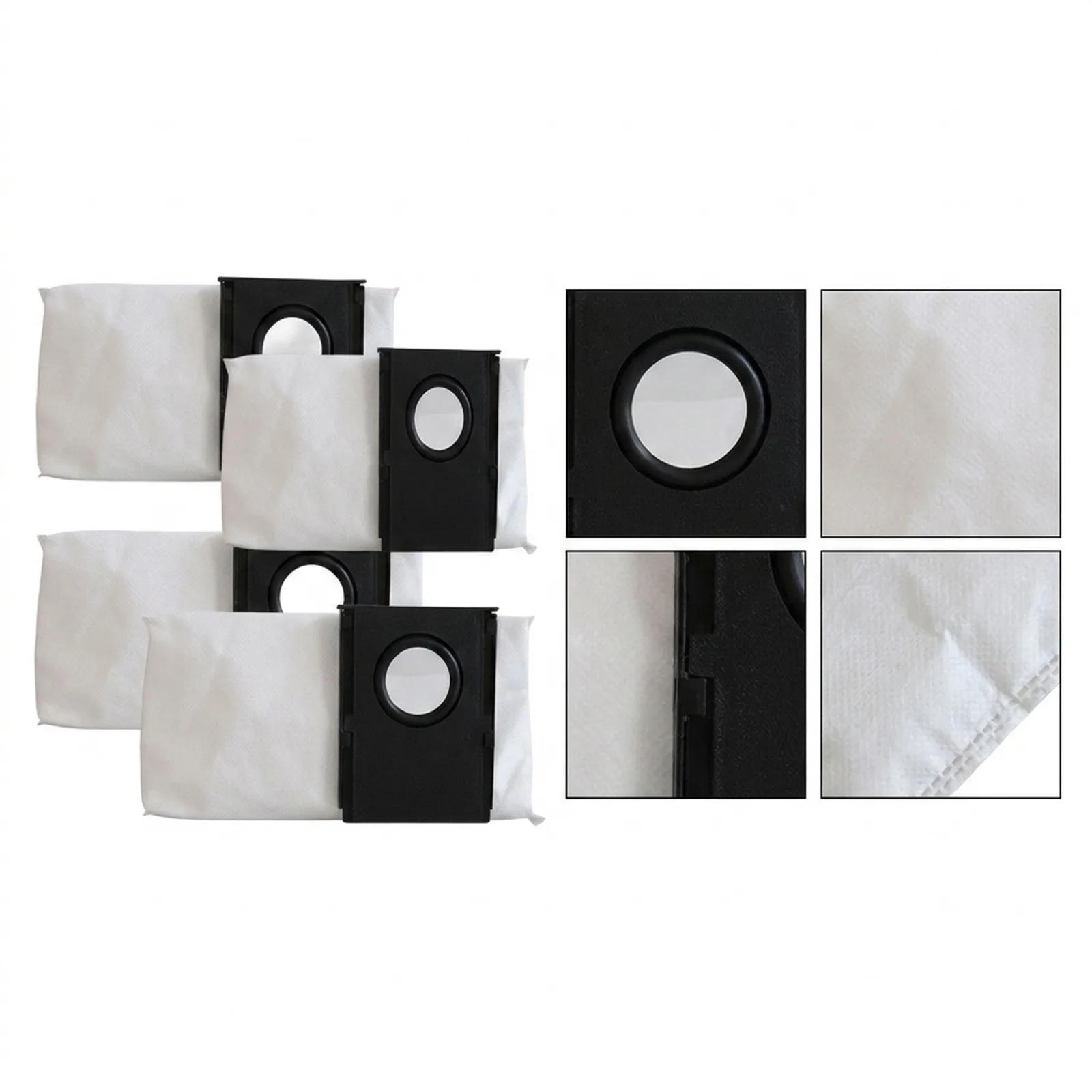 Easy Installation Bags Large Capacity Dust Bags Home Cleaning Vacuum Maintenance Easy Install Vacuum Bags Quick Replacement