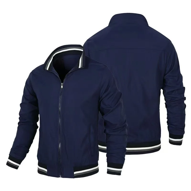 Men's Sports Thin crossover Fashion Handsome Versatile Casual Loose Jacket Outdoor Mountaineering Motorcycle Jacket