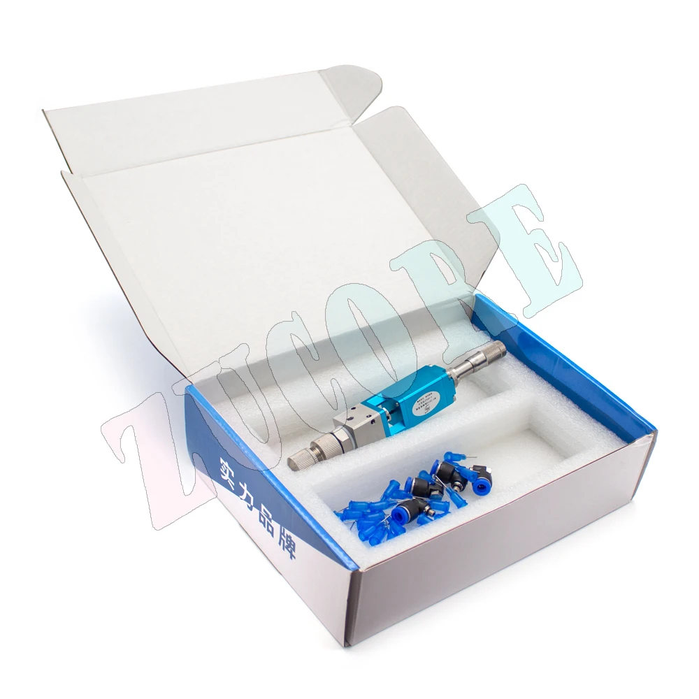 MY3510 Valve de pulvérisation de haute précision, pulvérisateur de colle, vanne de distribution, vanne d'atomisation à points, zone de Distance réglable