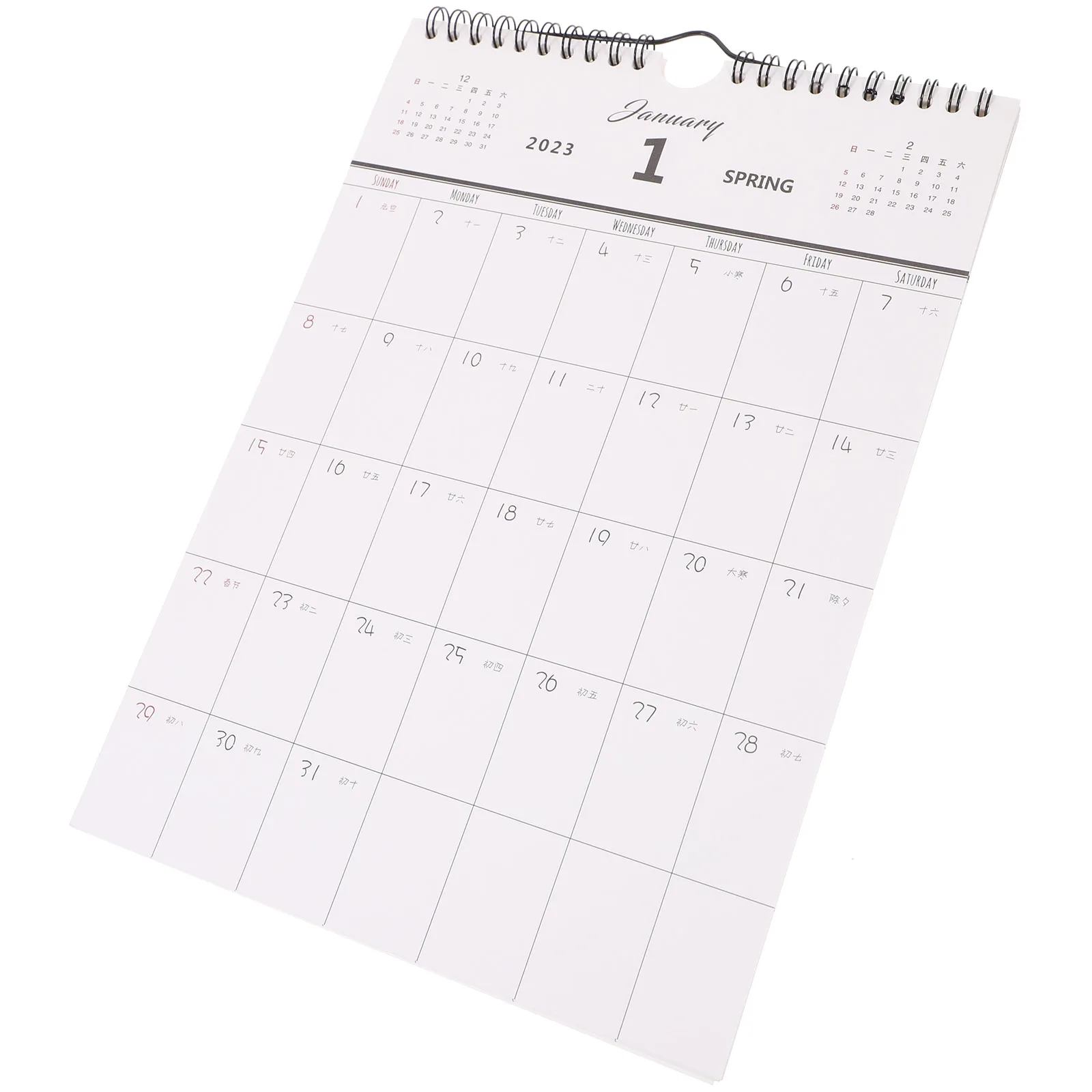 

Wall Calendar Home Office Schedule Hanging Decor Modern Design Practical Convenient Planner Christmas Gift