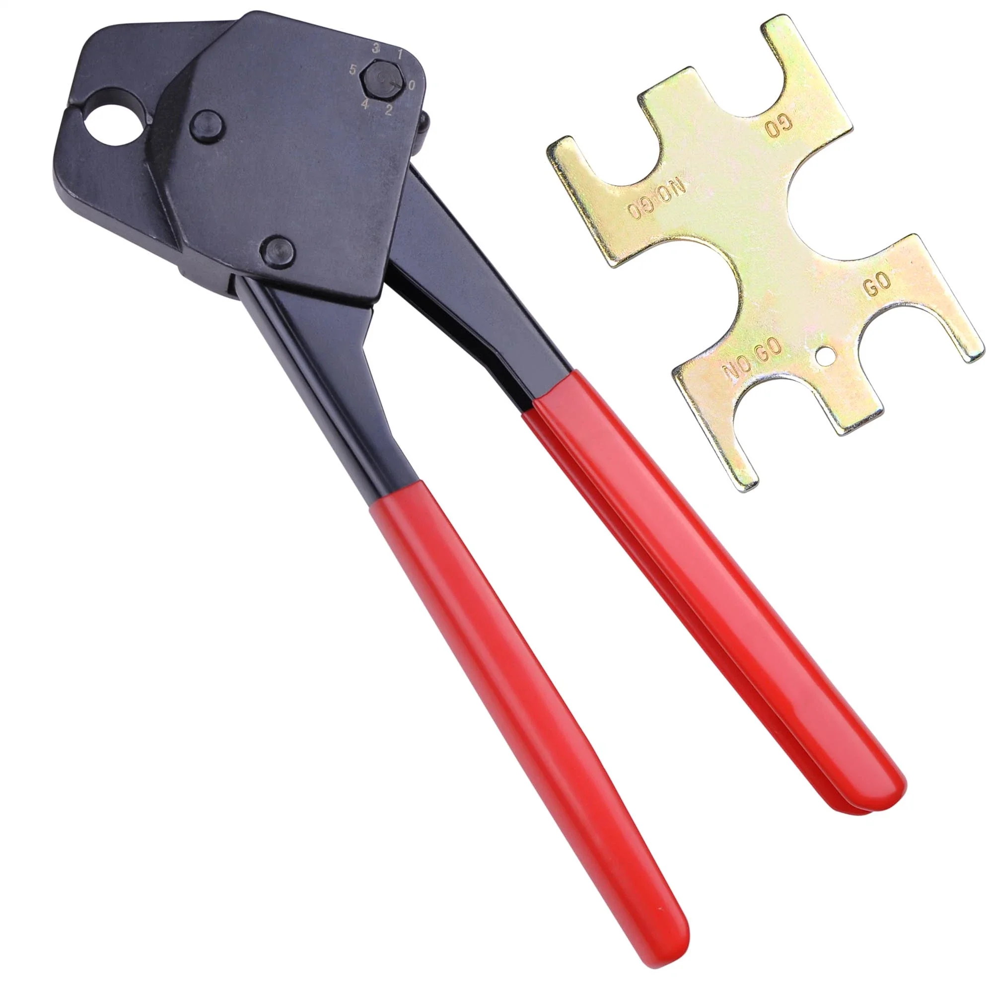 

3/8in Pex Crimper Red Crimping Tool Crimper Copper Ring Plumping Crimps