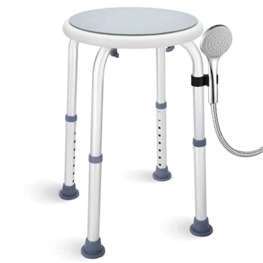 Asiento de Baño Ajustable, Silla de Ducha para Bañera, Taburete para Personas Mayores y Discapacitadas, Banco de Transferencia para Bañera, para Usar Dentro de la Ducha