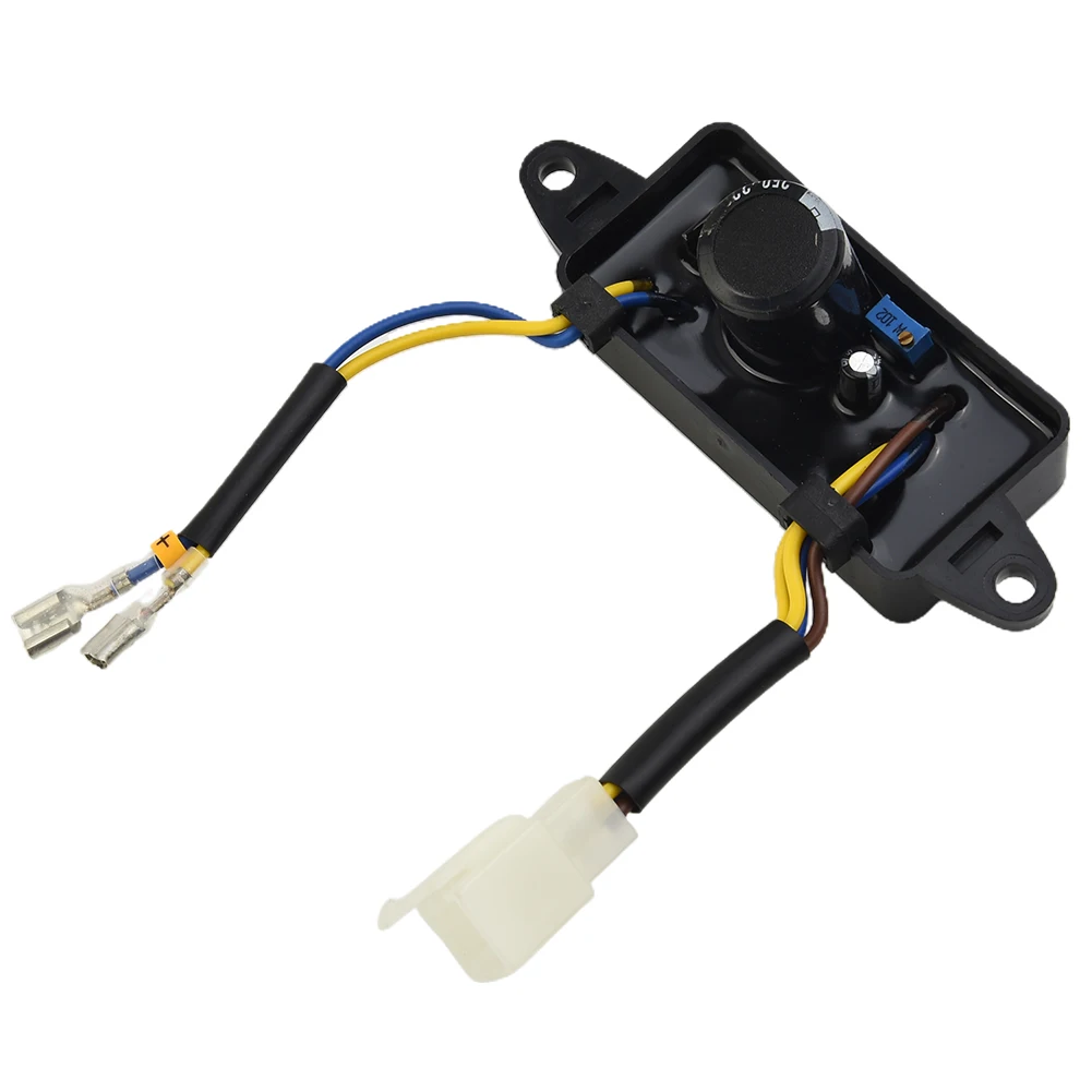 Voltage Regulator AVR for Single Phase Generator 1KW 3KW with 250V 220UF Capacitor and Wire Harness for Voltage Stability