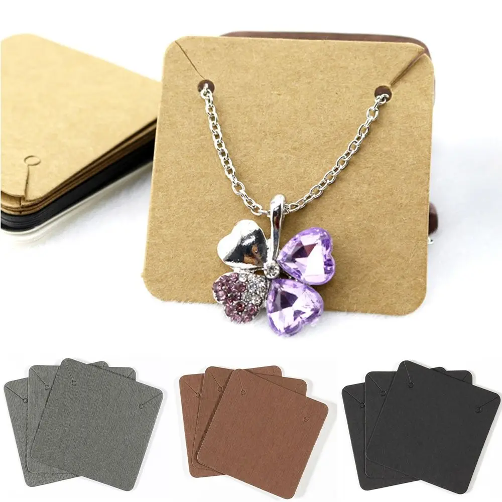 

50pcs Earring Display Cards Small Businesses Selling Exhibitors Jewelry Holder Tag Display Paperboard