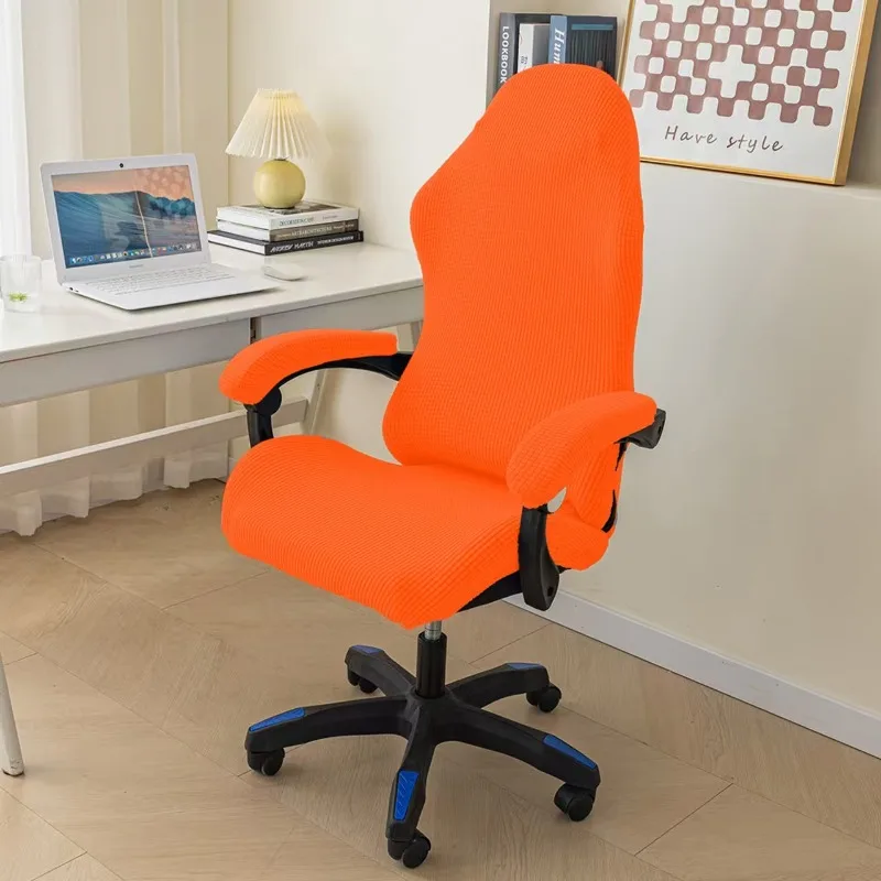 Gaming Chair Cover Stretch Elastic Anti-Dust Slipcover for Computer Racing Chair Universal Office Swivel Chair Protector