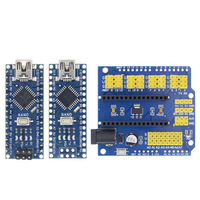 Nano V3.0 ATmega328P 5V 16Mhz Controller Board CH340 USB Driver and Nano Uno Expansion board for Arduinos