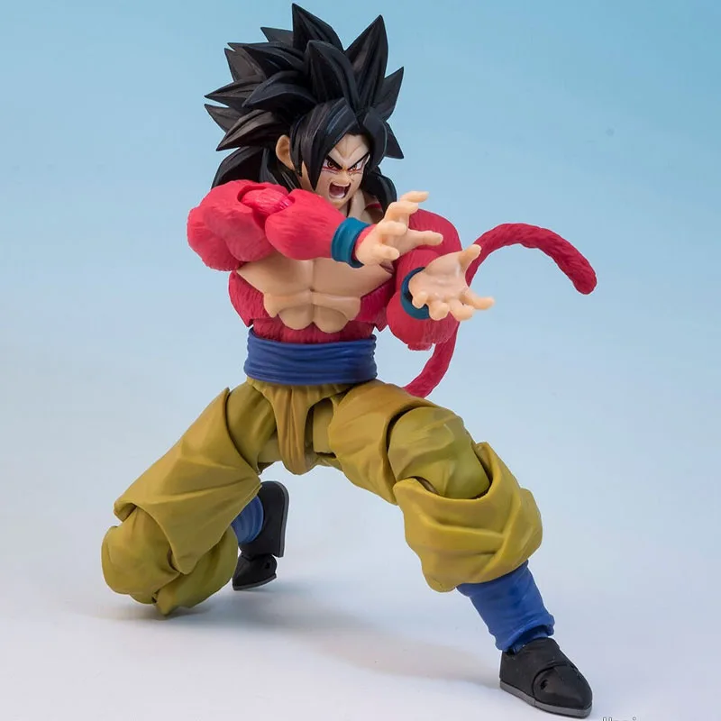 In Stock BANDAI Original Box Figuarts DRAGON-BALL VEGETA SSJ4 SON GOKU SSJ4 Action Figure Model Toy Gift for Kids view 4