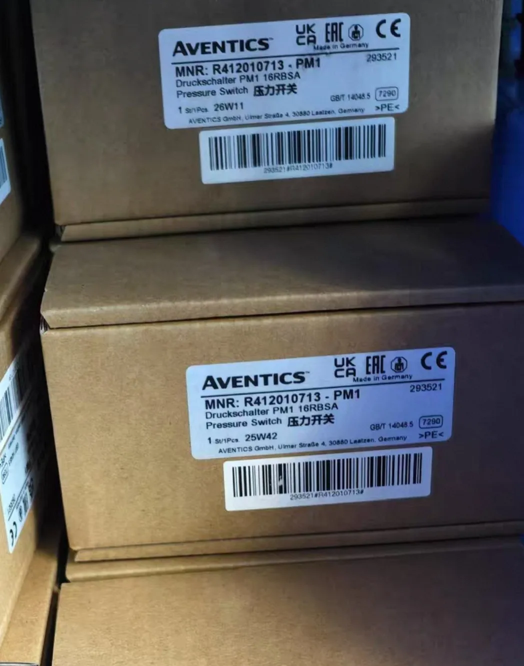 AVENTICS Anvorch Pressure Switch