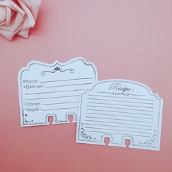 2018 nowy przepis przezroczyste pieczątki gumowe Stempel na pamięć dex Rolodex wycinanie Scrapbooking Stempel tworzenie kartek Stempel do scrapbookingu