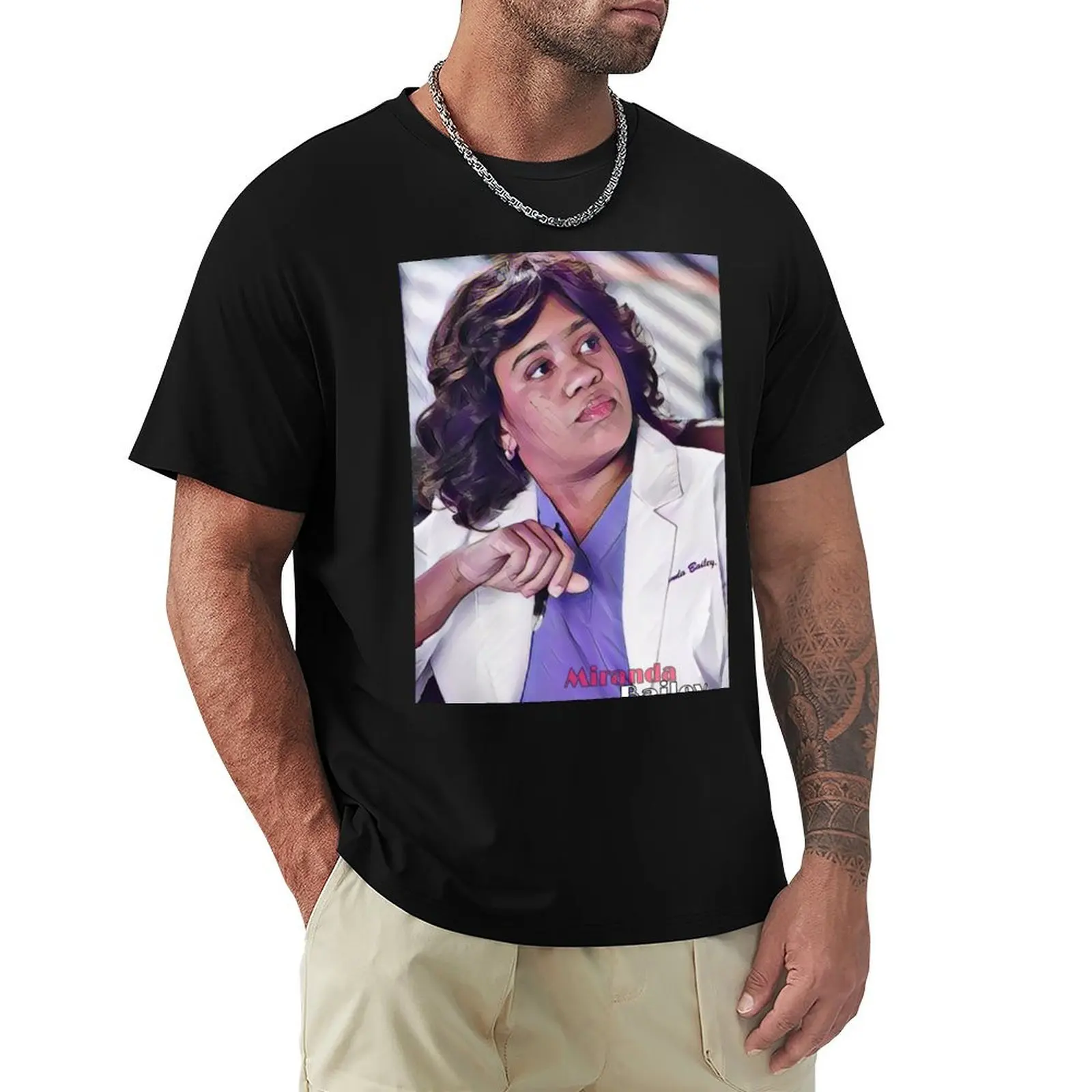 

Miranda Bailey T-Shirt gifts for boyfriend plus size clothes sublime blanks mens t shirts