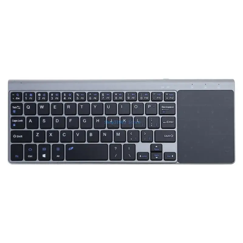 

L4MA Wireless Keyboard 2.4G Bluetooth-compatible Keyboard with Touchpad for PC/Laptop