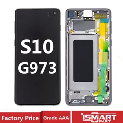 Incell For Samsung Galaxy S10 LCD Touch Screen Display Digitizer Assembly with Frame TFT Replacement No Fingerprint G973F