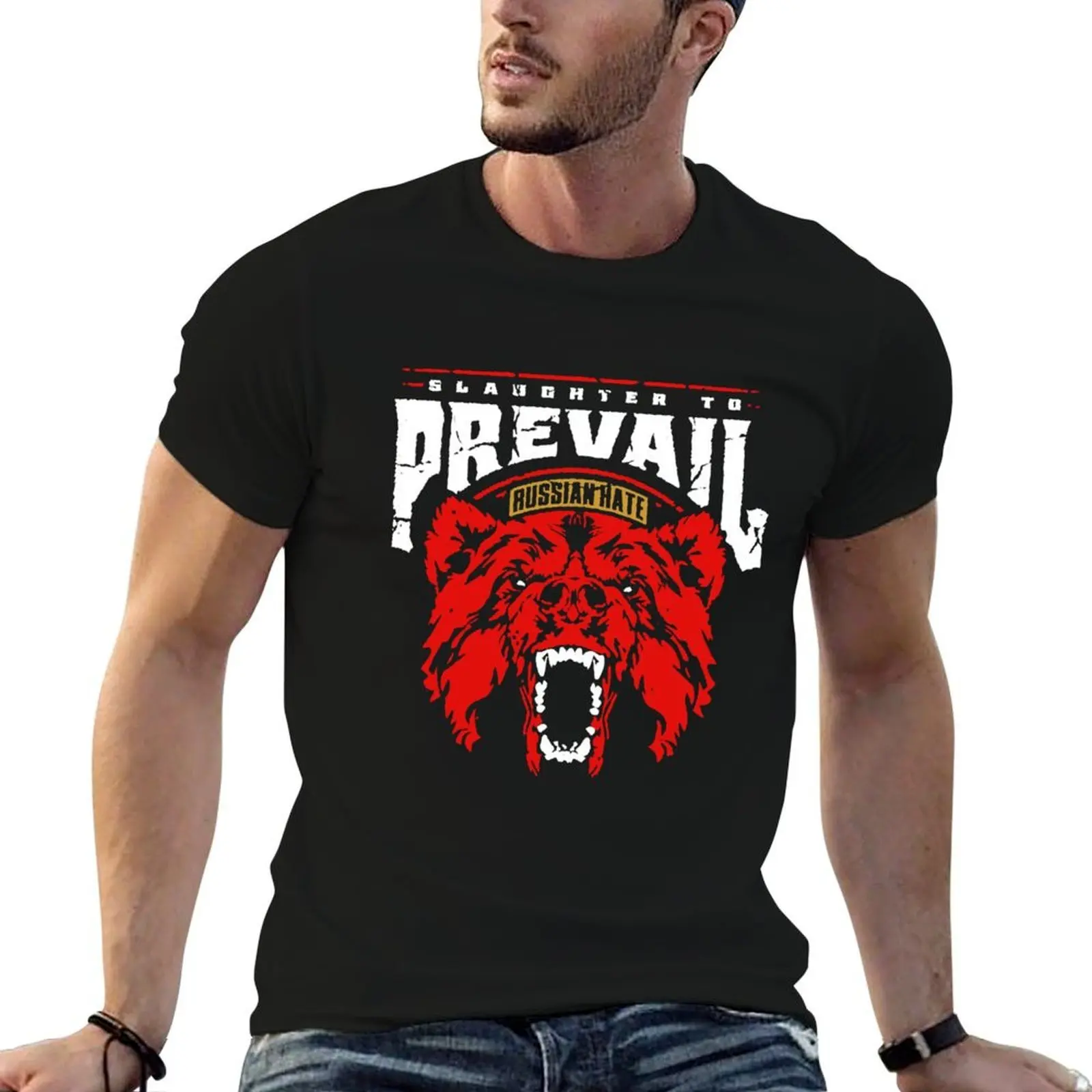 

Slaughter to Prevail T-Shirt men t shirt cotton 100% t shirts for man graphic funny T-Shirt