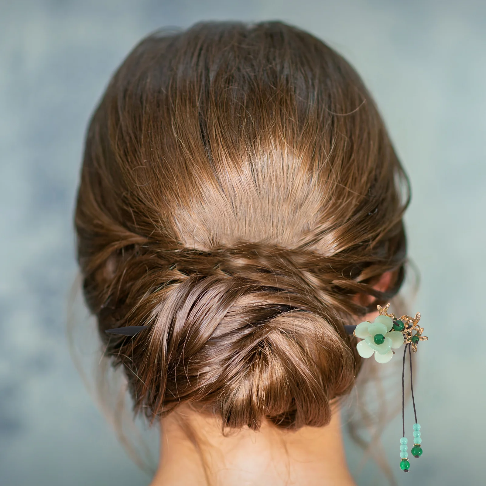 

4Pcs Chinese Hairpins Tassel Vintage Wooden Hair Chopsticks for Hanfu Accessories Elegant Classic Hair Sticks