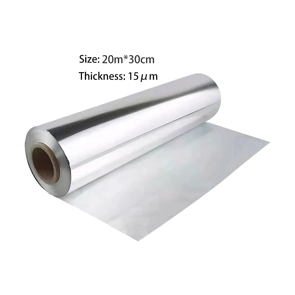 Heavy Duty Disposable Aluminum Foil Roll – Food Grade Tin Foil Wrap 12.2 x 1.65 in for ... - SKU DAFR1938 - UGI Packaging