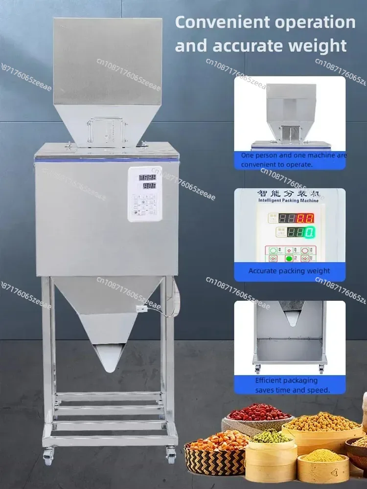 10-1000g Food Automatic Packing Machine Granular Powder Medicinal Weighing Racking Machine High-Quality Desktop Filling Machine