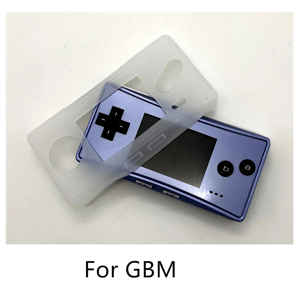 

1pc For GBM Console Protective Case Cover Silicone Soft Crystal Shell For GameBoy Micro Transparent Clear Protective Shell