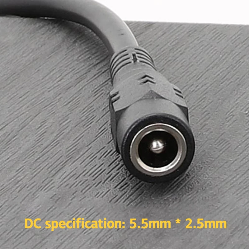 Versatile DC 5525 to SATA IDE 12V 4Pin Molex Power Cable for Fast Hard Drive Testing and  Tasks