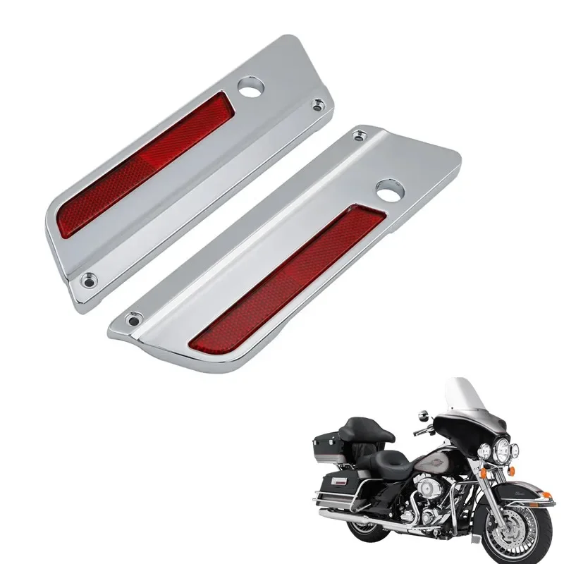 

Для Harley Hard Touring FLT FLHT FLHTCU FLHRC 1994-2013 мотоциклетная сумка, защелка, отражатель, аксессуары для мотоциклов