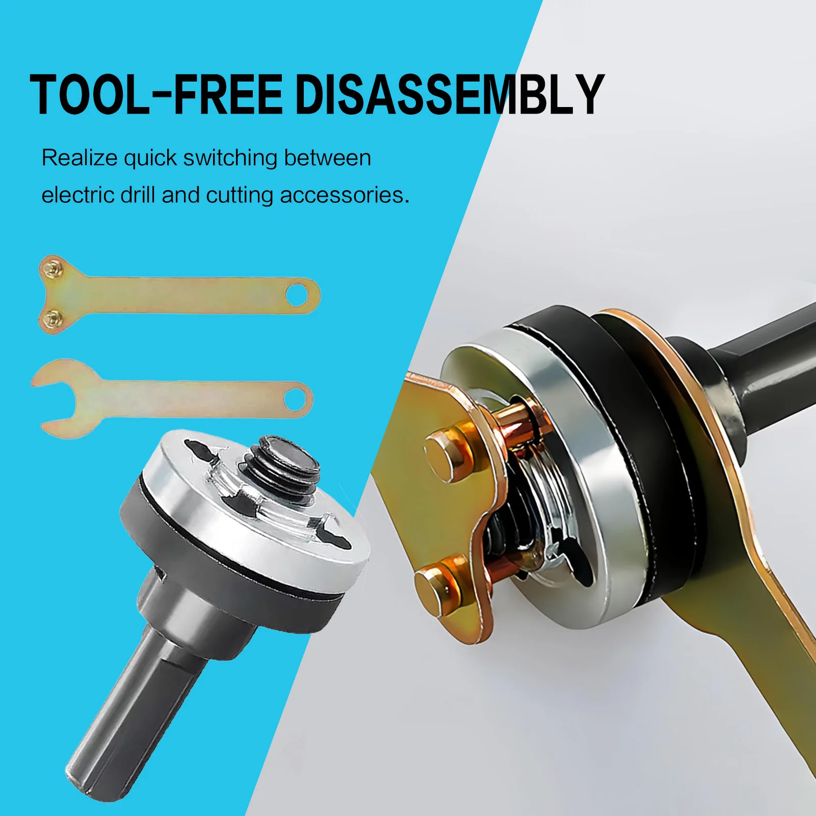 Angle Grinder Shaft Connecting Rod Connecting Rod Angle Grinder Adapter Multifunctional Adjustable Grinding Disc Fittings