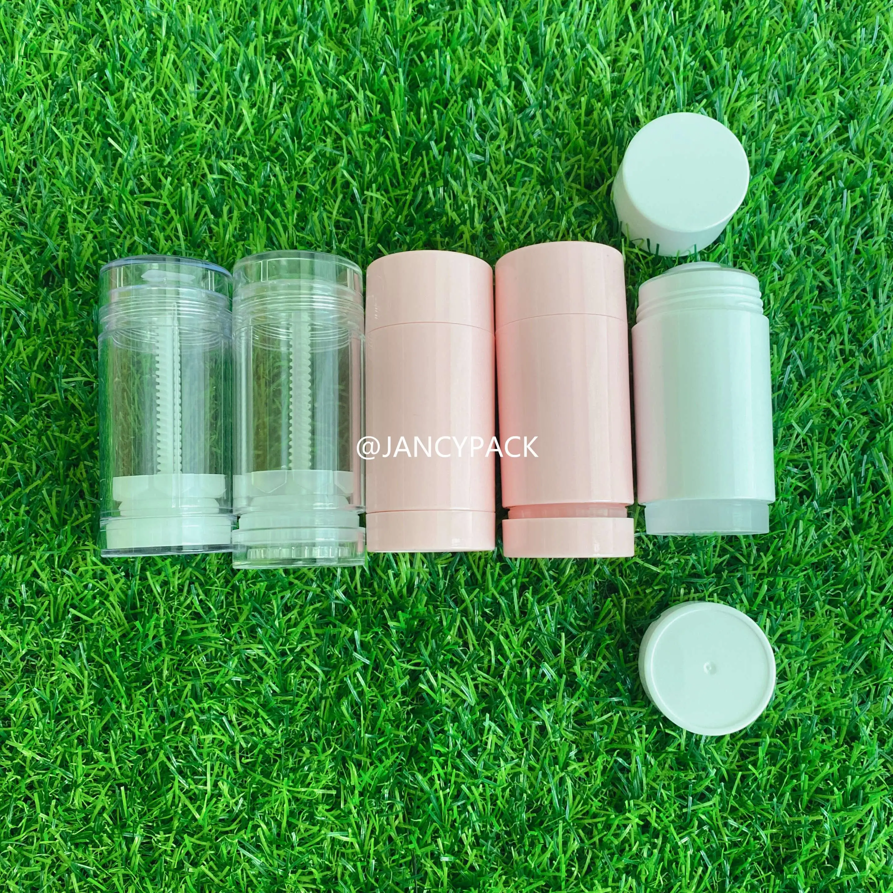 10pcs 3ml pink Lip Gloss Tubes with Big Brush square Lipstick Container Jar Refillable Bottle Custom Logo
