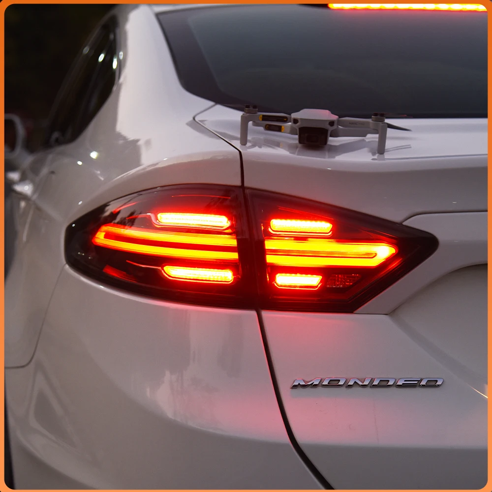 

Светодиодные задние фонари в стиле Porsche для Ford Mondeo 2013-2016 годов, высококачественные аксессуары для модификации автомобиля, задние фонари для авто.