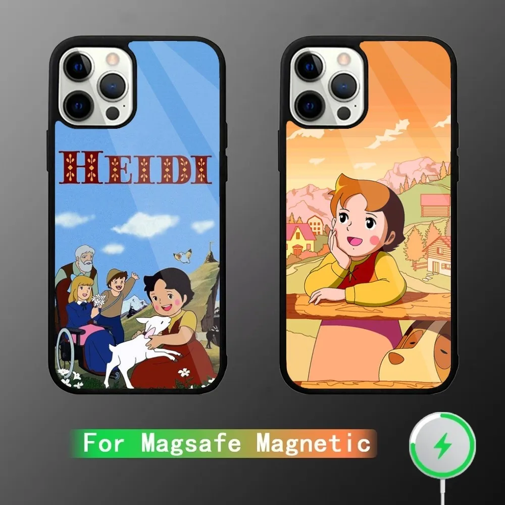 

Cartoon H-Heidi Phone Case For iPhone 15,14,13,12,11,Plus,Pro,Max Mini Magsafe Magnetic Wireless Charging