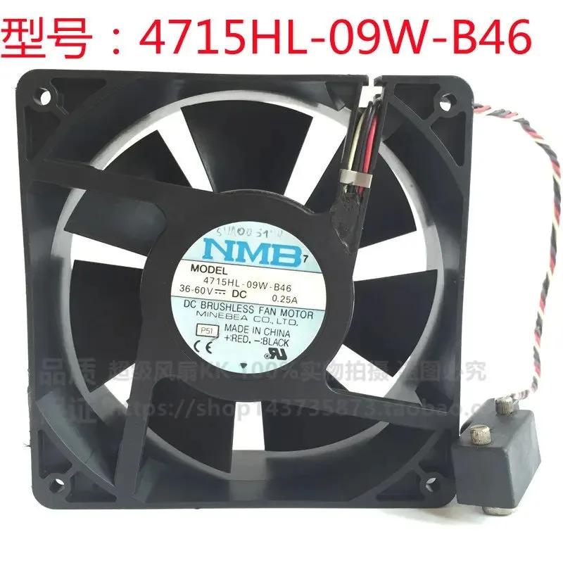 

for 4715HL-09W-B46 NMB Waterproof Cooling Fan 36V to 60V 0.25A 12038