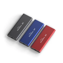 Blueendless NVME M.2 SSD 케이스, C타입 포트 고속 전송 하드 드라이브 인클로저, 방열 블랙 알루미늄 SSD