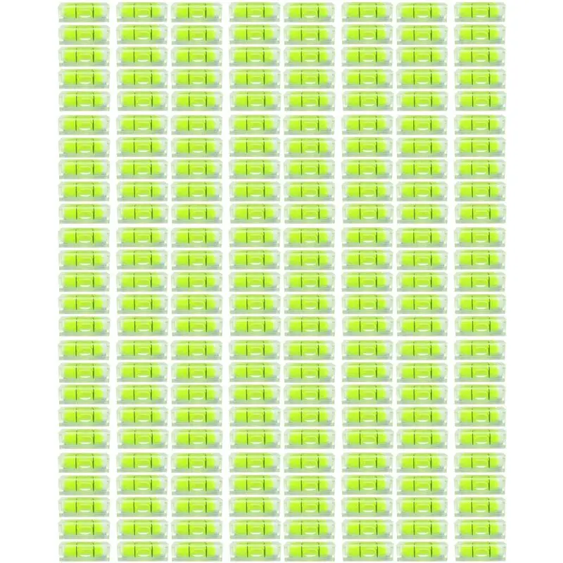 

ABVS 200 шт. мини-уровни с пузырьковым уровнемером 10x10x29 мм, квадратные уровни для настенных рам, художественных дисплеев, подвешивания картин, измерения на треногах для автодомов