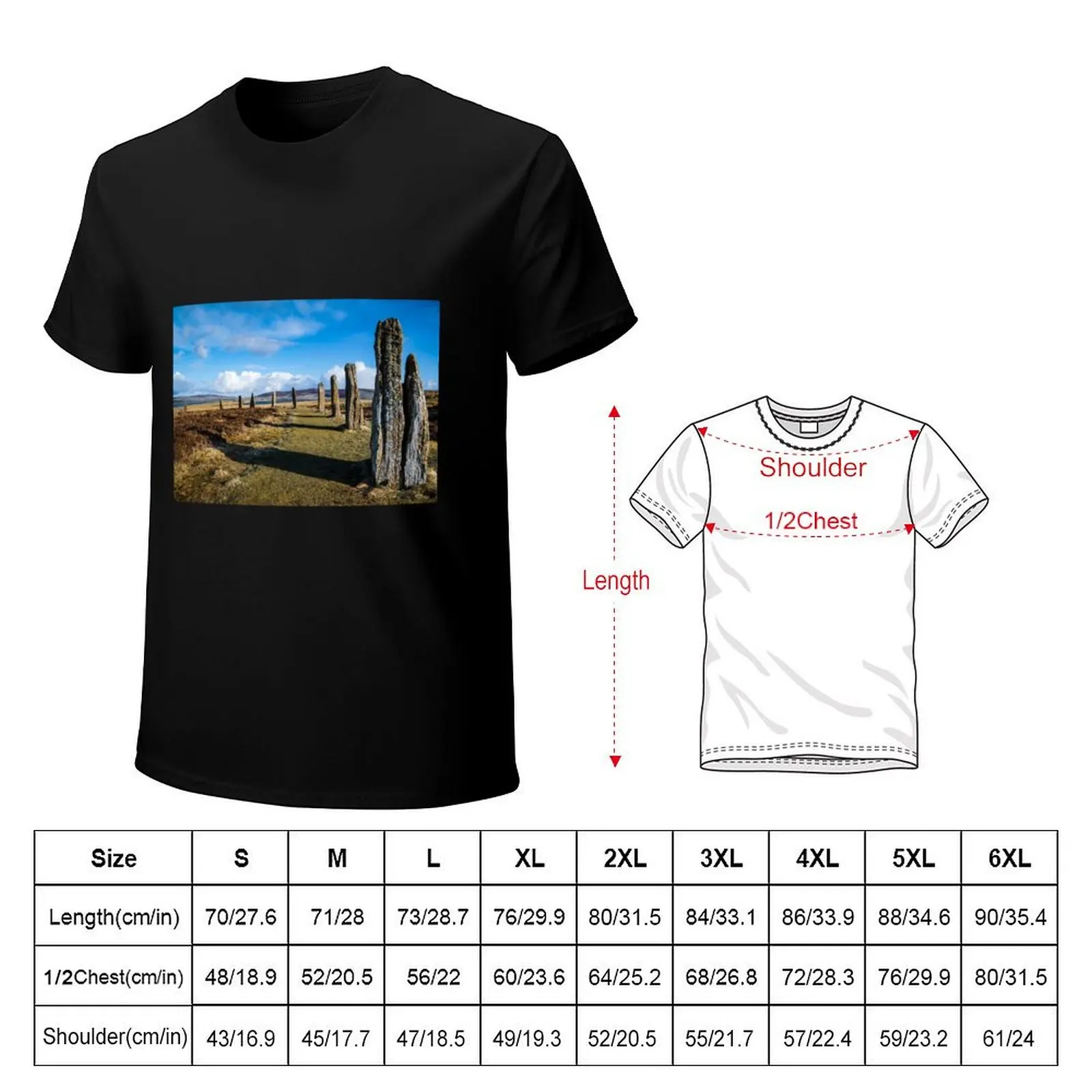 Spring at Ring of Brodgar T-Shirt Independence Day Short Sleeve T-Shirt
