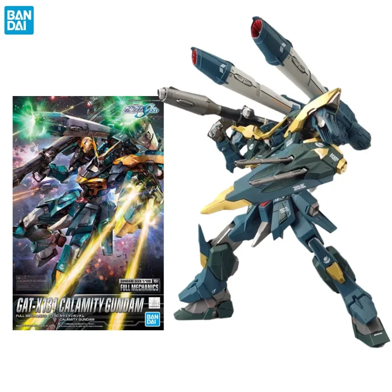 Bandai Original Model Kit Anime Figure 1/100 GAT-X131 Calamity Gundam Action Figure Collectible Model Ornament Gifts forChildren