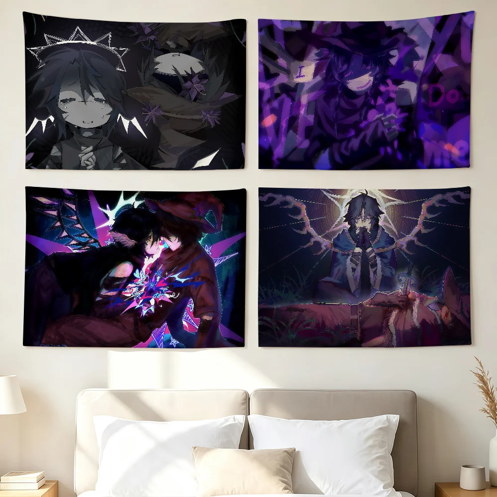 Azure Anime Soft Button Pin Azure X Two Time Flag Wall Decorations Home Decor Suitable For Living Rooms Bedrooms Dormitories