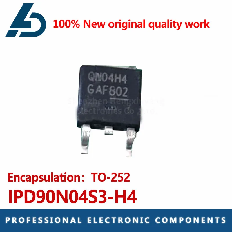 Pacote do canal do FET N do MOS, IPD90N04S3-H4, QN04H4, TO-252, 40V, 90A