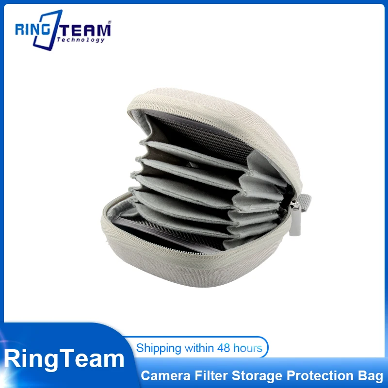 Custodia per filtro per lenti a 8 slot con custodia per filtro Portafoglio 36-95mm 95/82/77/72/67/49mm, tessuto impermeabile