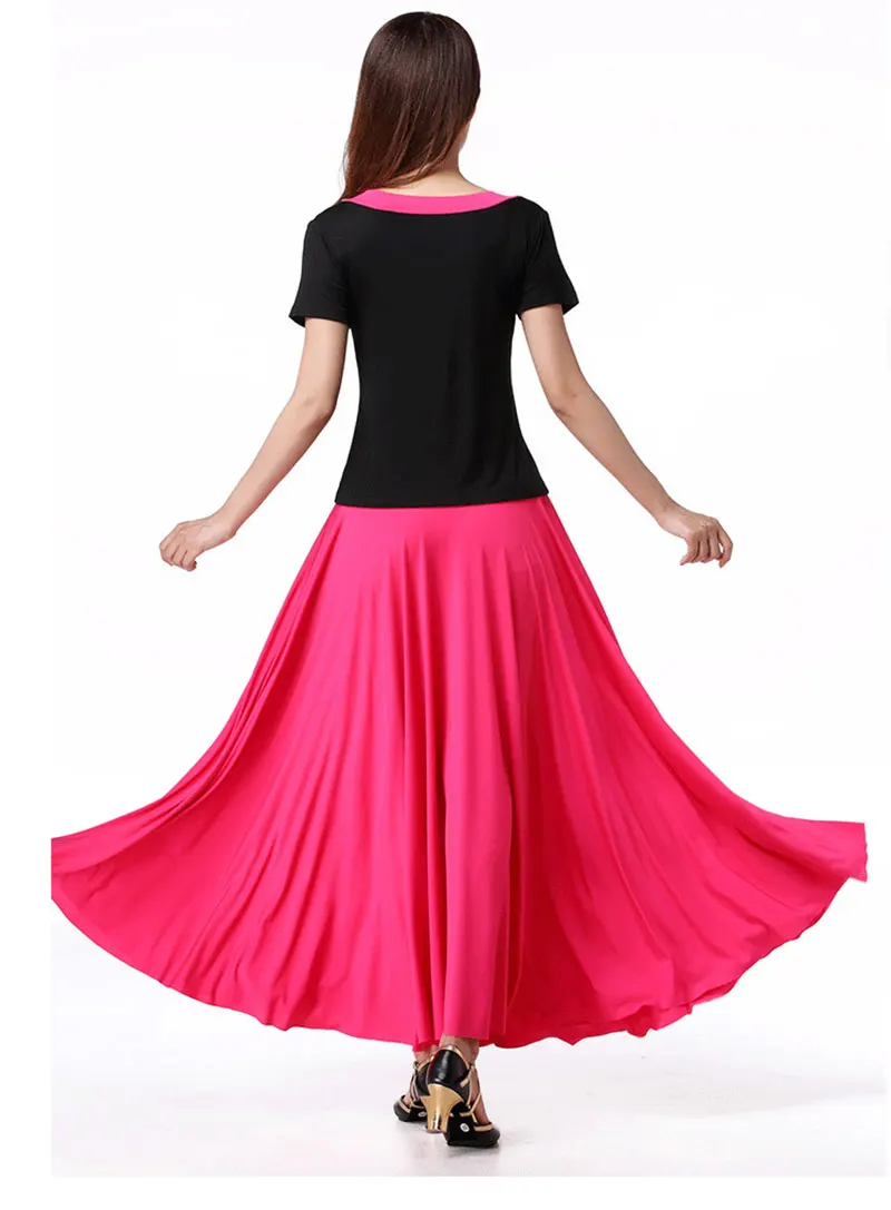 High Quality Modern Dance Skirt Women Flamenco Festival Dance Costumes Belly Stage Performance Skirt Flamengo Ballroom Costumes