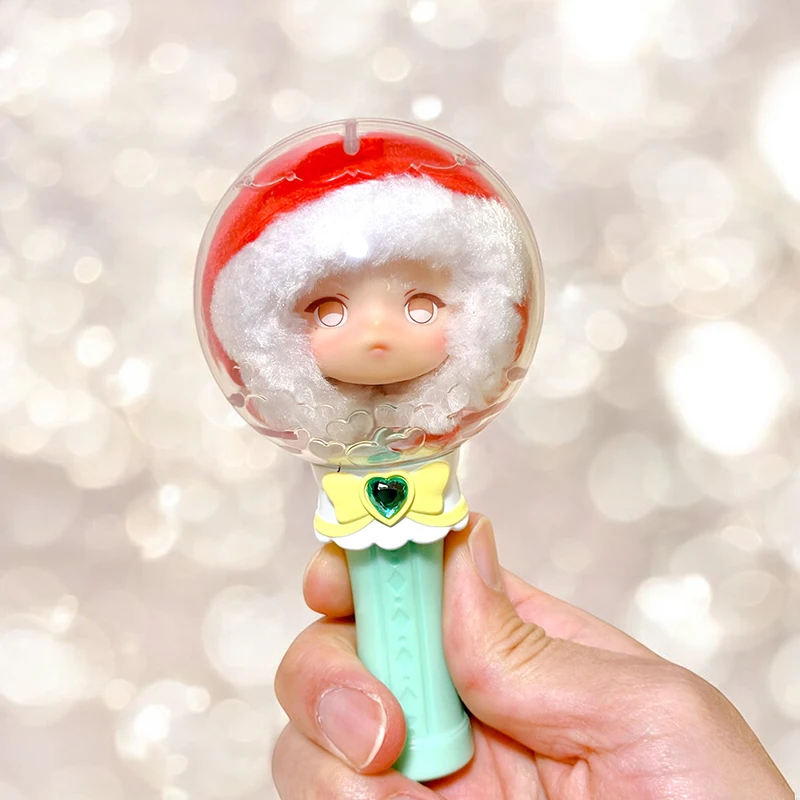 Bandai ใหม่ Sanrio Magic Wand ตัวเลขการกระทํา Hello Kitty Cinnamoroll Melody Pom Pom Purin Hangyodon ของแท้ของเล่น Gashapon